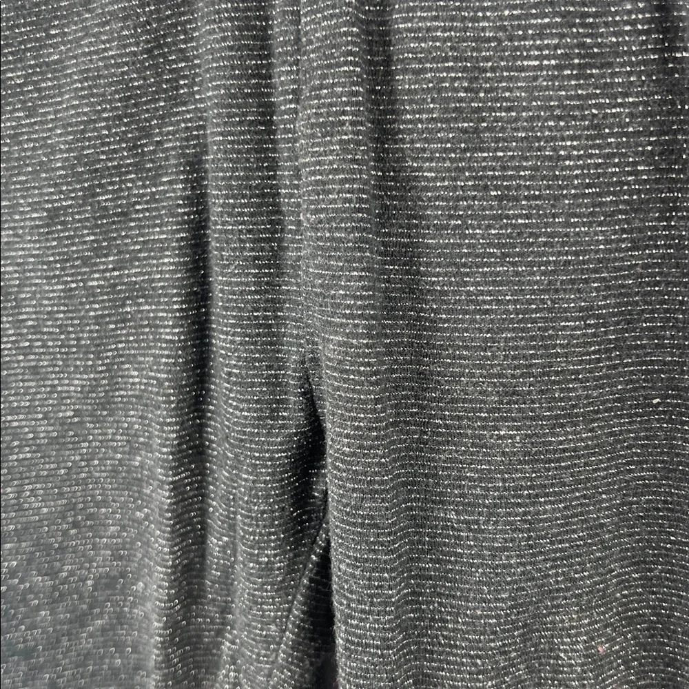 Gymboree - Girl’s Leggings - 3T - Dark Gray with Silver Striping